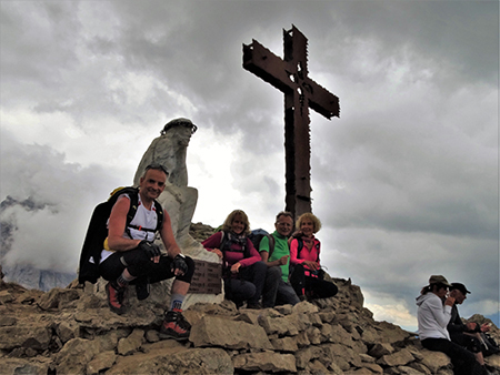 Dal Rif. Mulaz al Sasso Arduini e trekking del Cristo Pensante con anello del Monte Castellazzo il 14 agosto 1017 - FOTOGALLERY